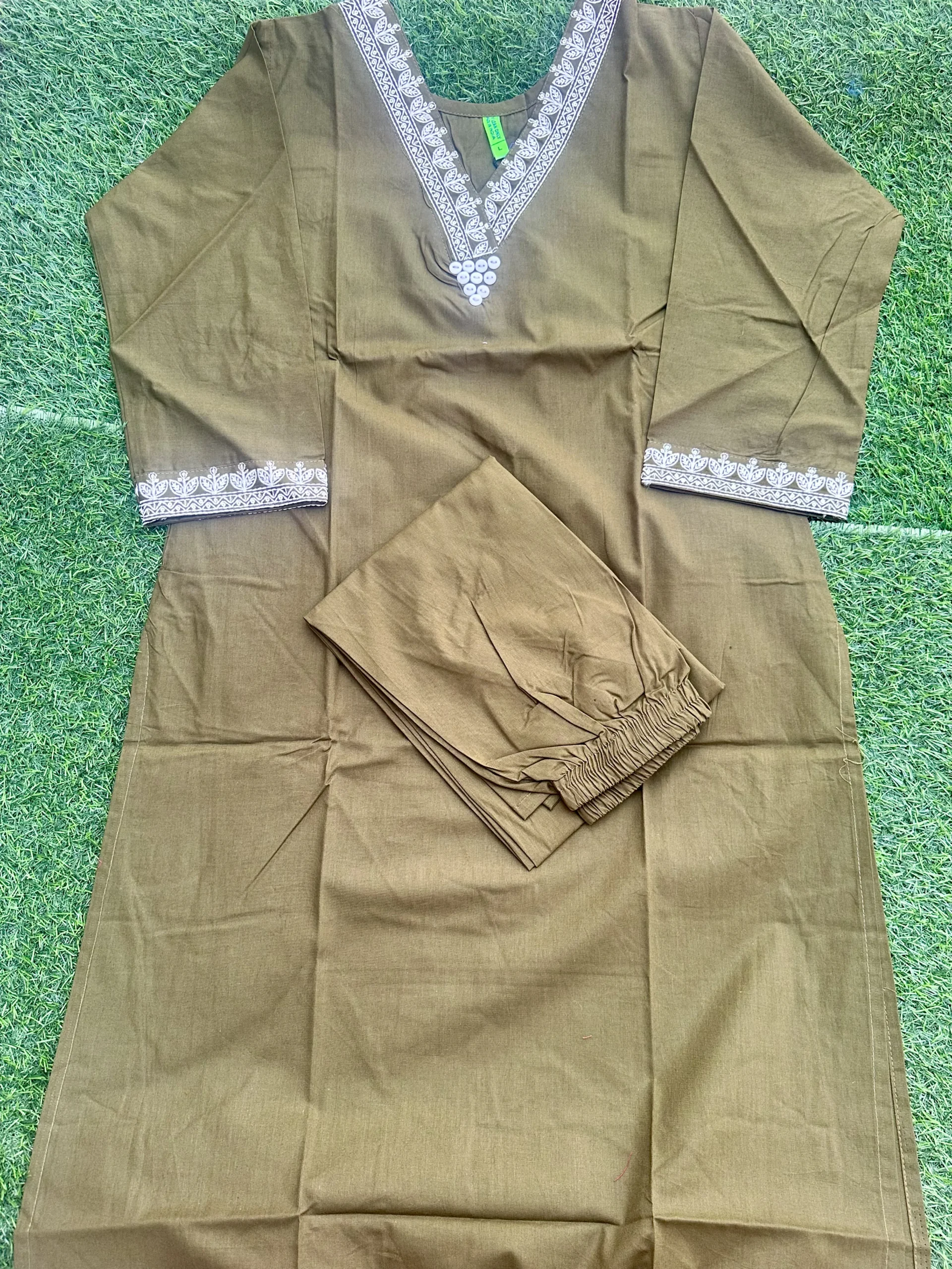 Dhabu Cotton 2-Piece Set for Women - Image 3