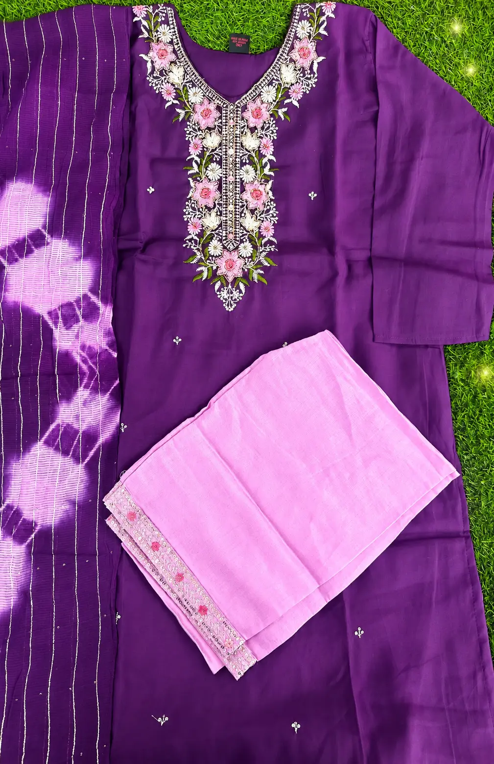 Roman Silk Party Wear Set for Women