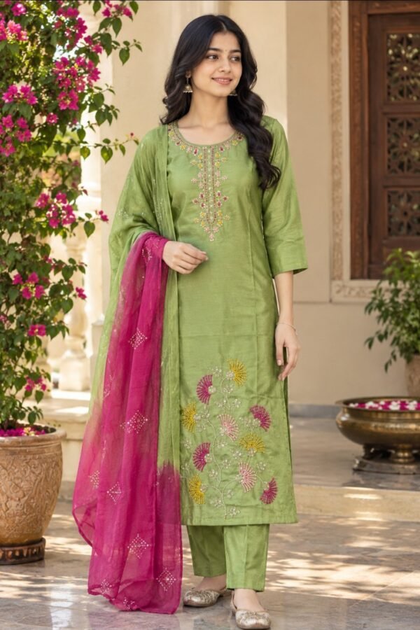 Roman Glass Kurthi set